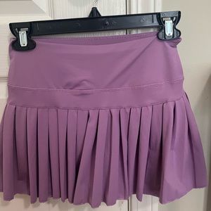Lilac Pleated Tennis Skirt 💜 GOLD HINGE